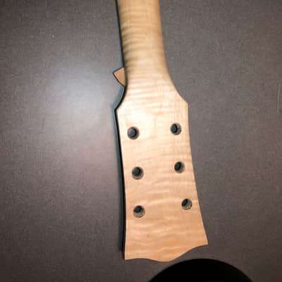 lp style 3x3 exotic wood guitar neck for luthier repair parts image 6