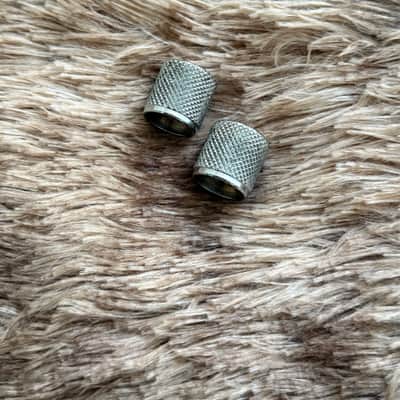 1960s Fender Telecaster Original Vintage Flat Top Knurled 2 Knobs Set image 2