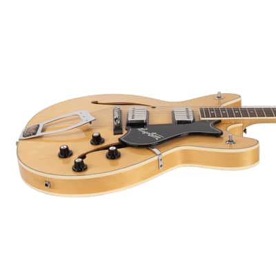Vintage Hagstrom Viking N1 Natural 1975 image 3