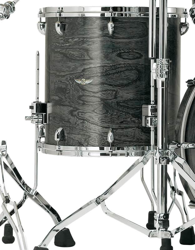 Tama TWF1816-ASCS STAR Walnut Floor Tom 18 - Satin Charcoal Japanese Sen image 1