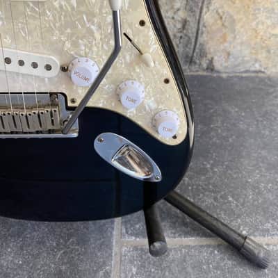 1997 Fender American Standard Stratocaster - Black Maple Neck - w/ Original Red Logo Case & Fender Card image 4