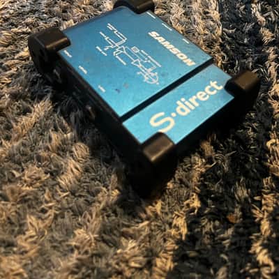 Samson S-Direct Plus S Class Mini Stereo Direct Box 2010s - Blue/Black image 1