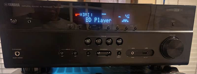 Yamaha Yamaha TSR-5810 is a 7.2-channel 4K network AV receiver 2000 - Black image 1