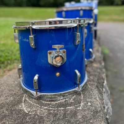 Groove Percussion 5 Piece Shell Pack Blue Drum Set image 10