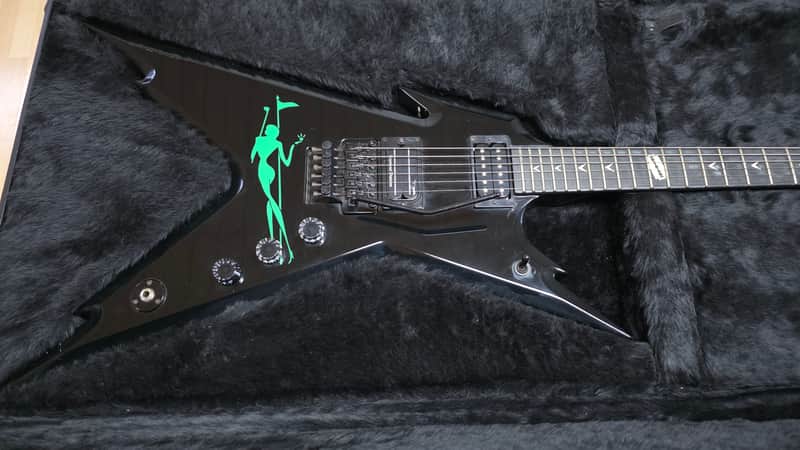 DIMEBAG DARRELL'S LAST GUITAR - Pantera Artist Prototype Dean Dime Razorback Stealth USA Custom Shop from Vinnie Paul estate signed COA D3 Dimebag Darrell Artist Owned Washburn Rare Era! image 1