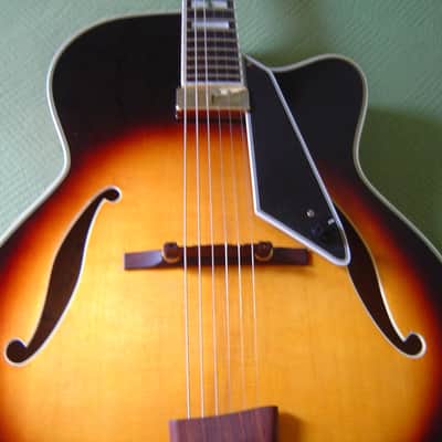 VV: IMMACULATE 2009 Peerless Monarch 17" all-solid archtop jazz guitar w/ leather HSC, Near MINT image 1