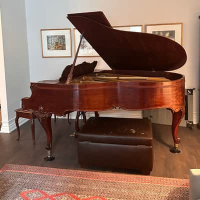 Kranich & Bach - six foot baby grand mahogany 1920-1930 - Mahogany image 7