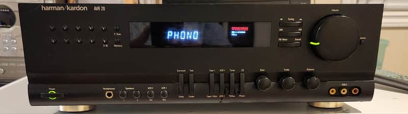 Harman Kardon Harman Kardon AVR20 Audio and Video Receiver 1997 - Black image 1