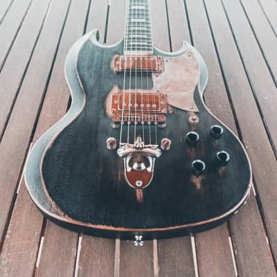 MADE TO ORDER
Custom SG - Speed Demon 2022 Black Relic/ Burgrundy Relic image 2