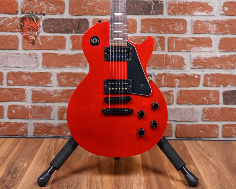Gibson Les Paul Studio Plain Maple Top Transparent Red 1999 w/OHSC image 1