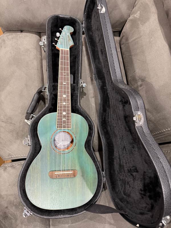 Fender Prototype Dhani Harrison Ukulele (no S/N!) Turquoise image 1