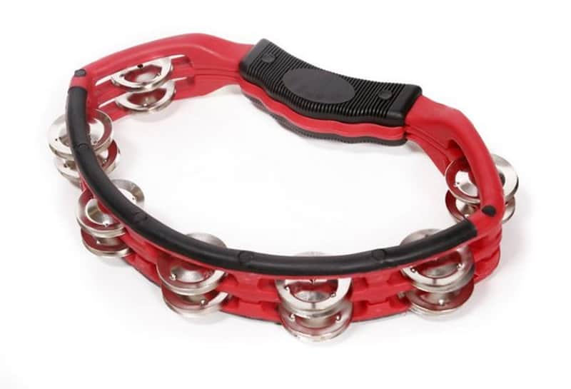Natal Spirit Handheld Tambourine in Red image 1