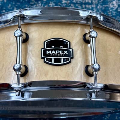 14” x 5.5” MAPLE/WALNUT HYBRID Mapex ARMORY The PEACEMAKER Snare Drum image 3