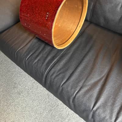 Slingerland Tom - RAW SHELL 9"x13" - Red Sparkle image 2