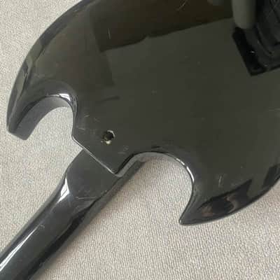 Black Palmer Glossy Black Guitar Basswood Body with Maple Neck, Rosewood Fingerboard image 5