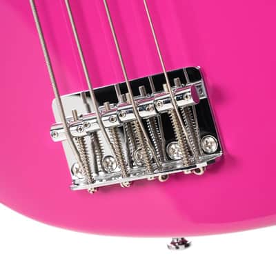 Cort GBSHORTSCALEFDPB GB Series Poplar Body Roasted Maple C Shape Neck Short Scale 4-String Electric Bass Guitar w/Gig Bag image 5
