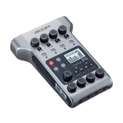 Zoom PodTrak P4next Podcast Recorder Bundle with 2 Mic Packs & Boom Arms image 5