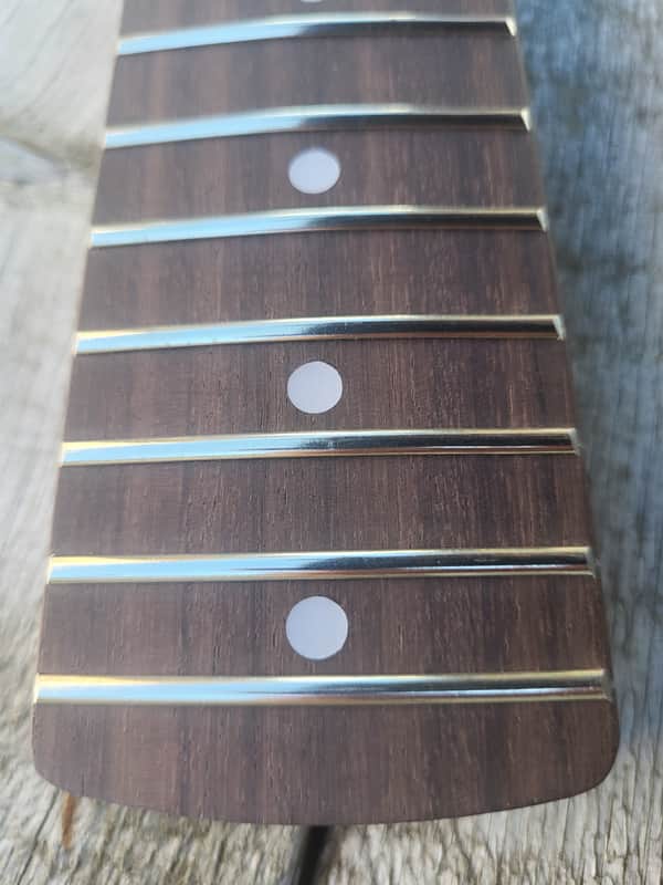 21 fret classic Guitar Neck Replacement, Stainless Steel Frets, bone nut image 1