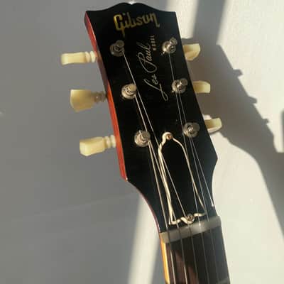 Gibson 1960 Les Paul Standard Reissue Ultra Light Aged 2023 Wide Tomato Burst image 12