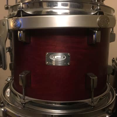 Orange County Drum & Percussion OCDP USA 6-piece drum kit 2002 Burgundy Satin image 8