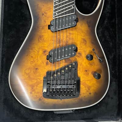 Dean Exile Select Multi 7 string guitar Maple great shape with case image 8