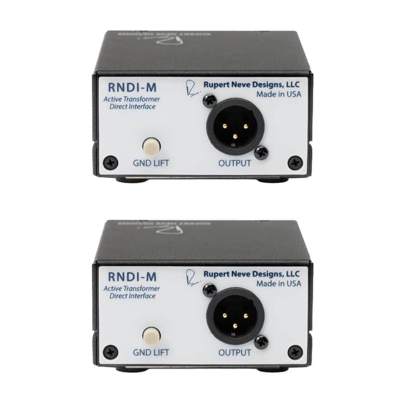 Rupert Neve Designs RNDI-M Active Transformer Direct Interface 2-Pack Bundle image 1