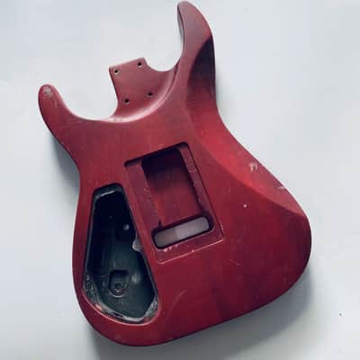 Red DIY HH Guitar Basswood Body image 9