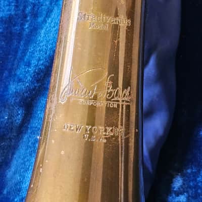 1952 Bach New York Stradivarius Model 12 Trombone w/ Photo of Factory Ledger image 25
