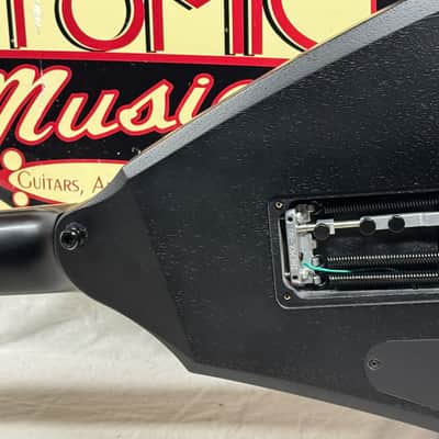 Washburn USA Custom Shop Vindicator Flying V Guitar with Case - Black image 14