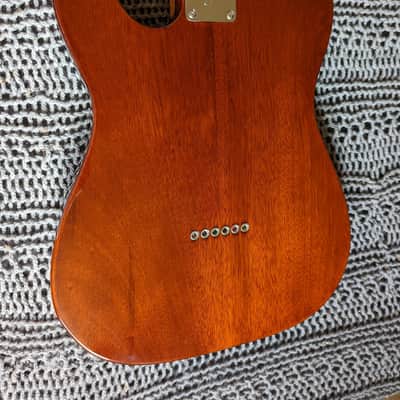 Fender Partscaster Telecaster Thinline Roasted Maple Neck Mahogany Semi-Hollow w/ Fralin Pickups image 13