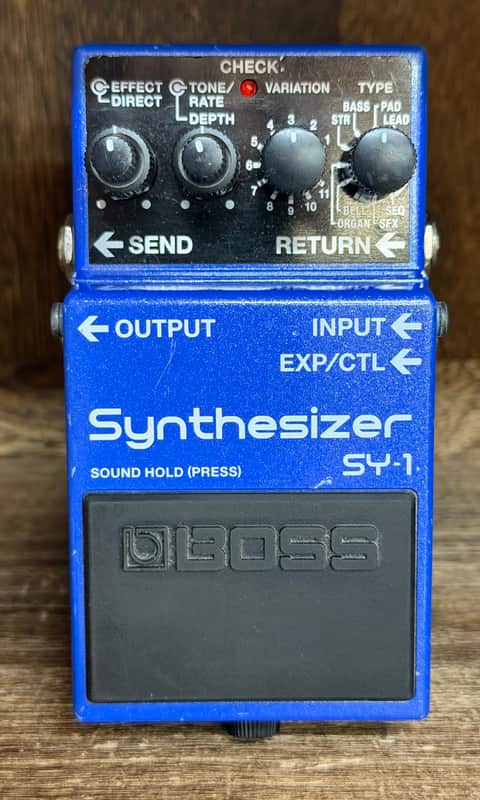 Boss SY-1 Synthesizer 2019 - Present - Blue image 1