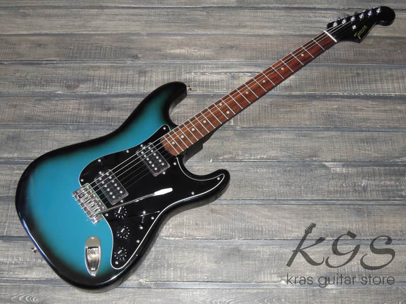Tomson Spirit Sounds Stratocaster 1970-1979 Blue Black Sunburst