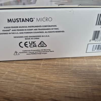 Fender Mustang Micro Guitar Headphone Amp 2021 - Present - Black image 3