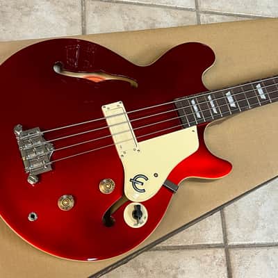 Epiphone Jack Casady Electric Bass Sparkling Burgundy image 1