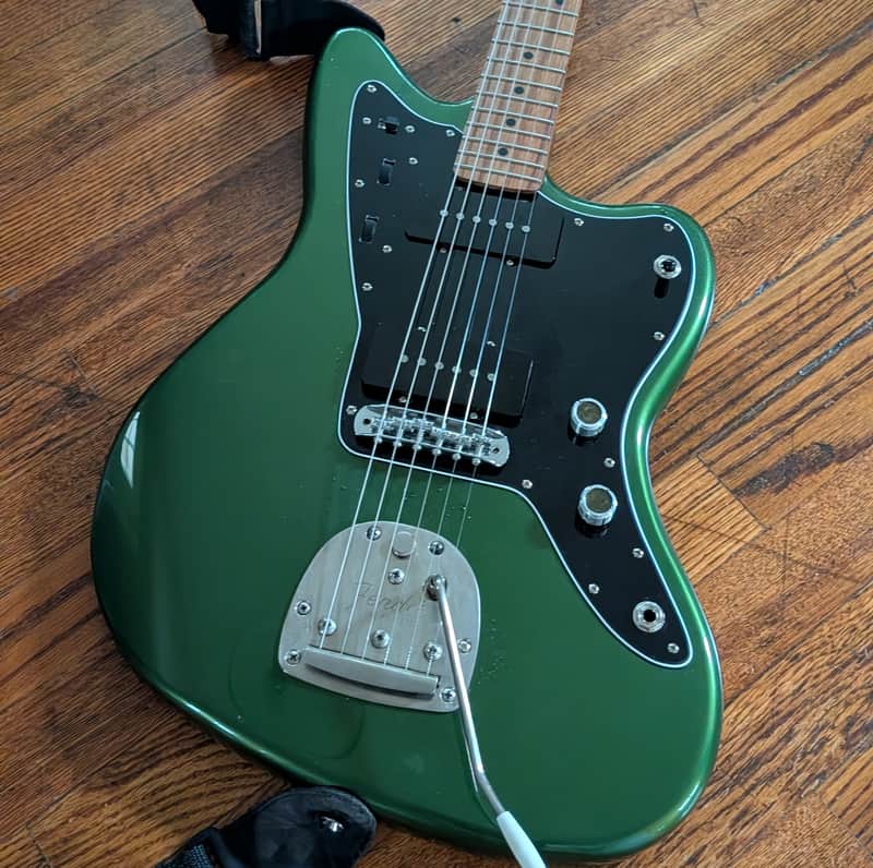 Warmoth Jazzmaster 2022 - Olive green metallic nitrocellulose image 1