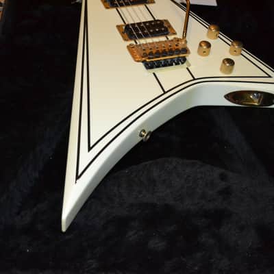 Jackson Rare Limited Tribute Edition Randy Rhoads "Concorde" #5 of 250 1992 White w/Black Pinstripes image 10