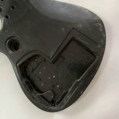 Black DIY Project HH Guitar Double Cutaway Body image 7