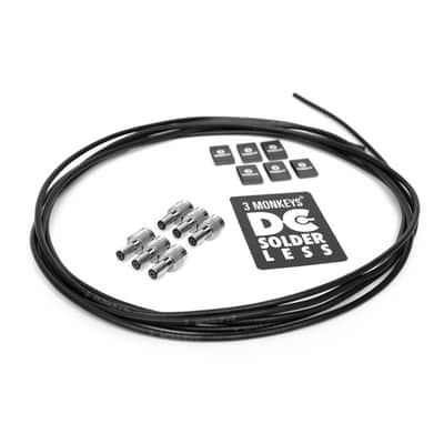3 Monkeys Solderless DC Power Purple Cable Kit - 6 Pack / 3 Cables image 4