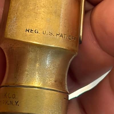 vintage OTTO LINK Tone Master NY Tenor Saxophone Mouthpiece 6* image 5