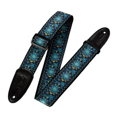Levy's 2" 60's Hootenanny Jacquard Weave Guitar Strap image 1