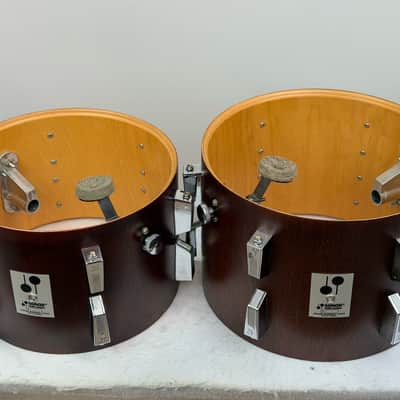 Sonor 20/12/13/16" Early 80's Phonic Drum Set - Red Mahogany Veneer image 18