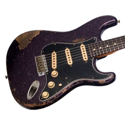 Fender Custom Shop MVP 1960 Stratocaster Ultimate Relic - Pink and Purple Stardust - Masterbuilt Andy Hicks - Dealer Select Master Vintage Player Series Electric Guitar - NEW! image 3