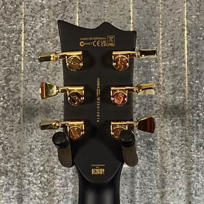 ESP LTD EC-1000 Vintage Black Seymour Duncan Guitar & Case #0674 Used image 7