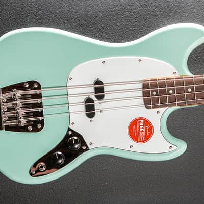 Squier Classic Vibe 60’s Mustang Bass - Surf Green image 1