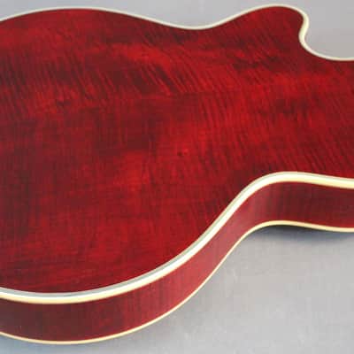 Epiphone Joe Pass Emperor II Pro Archtop Hollowbody Electric Guitar Wine Red image 9