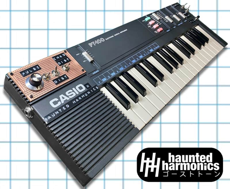 Circuit Bent Casio PT-100 - Modified w/ 10 Unique Mods - Line Out, Echo & Filter FX, Sustain, Distortion, & More! image 1
