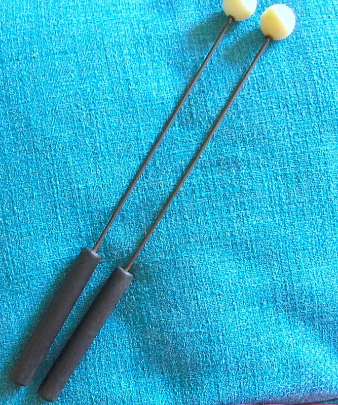 Medium-Hard Plastic Mallets - Vintage imagen 1