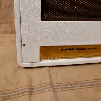 Marshall Super Bass 100W 1970/71 - White Tolex image 9