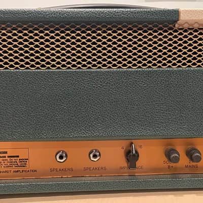 Reinhardt Amplification “The 18” 18-Watt Head 2007 - Green-and-white Tolex with bronze/gold-tone appointments image 2