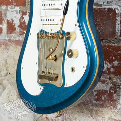 Guyatone LG-350T Custom 1978 Blue Metallic Offset MIJ Japan image 5